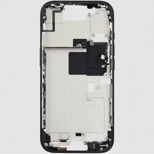 Keskkonstruktsioon ühilduv iPhone 16 Pro / Must titaan / OEM