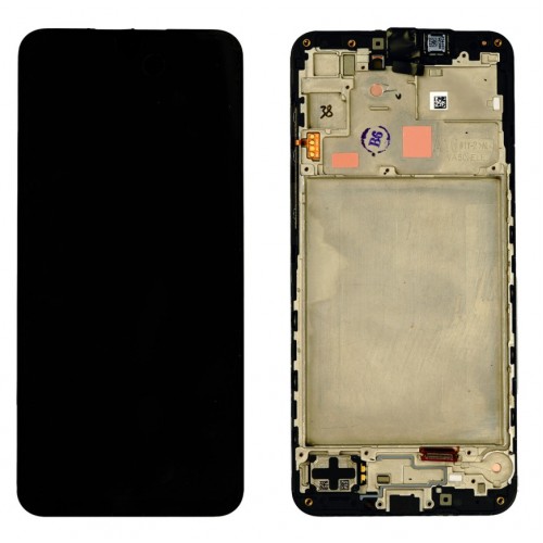 LCD ekraan ühilduv Samsung A166 A16 5G must raamiga HQ