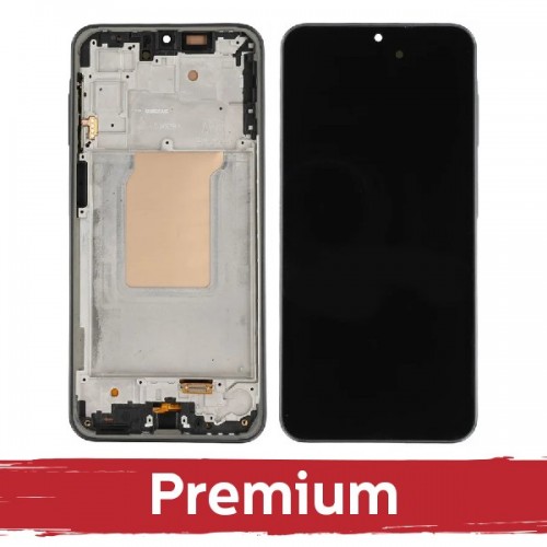 LCD ekraan ühilduv Samsung A266 A26 5G raamiga / must / OEM