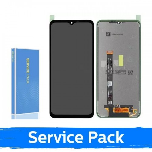 LCD ekraan ühilduv Samsung G556 Xcover 7 must (Service Pack / Aftermarket)(NF version)