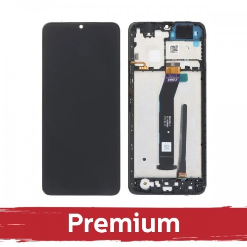 LCD ekraan ühilduv Xiaomi Redmi A3 must raamiga OEM