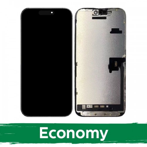 LCD ekraan ühilduv iPhone 16 Pro must (INCELL / Economy) /*Removable IC*/