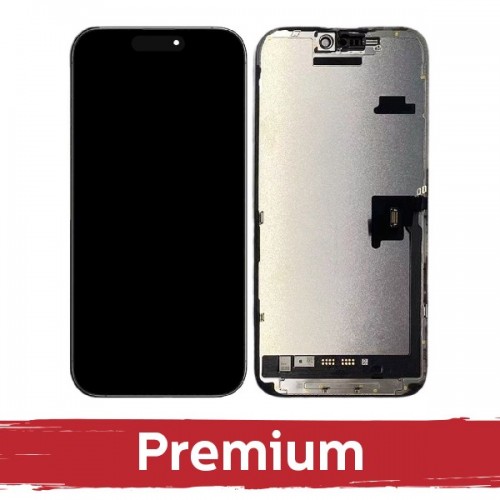 LCD ekraan ühilduv iPhone 16 Pro must (Hard OLED / Premium) /*Removable IC*/
