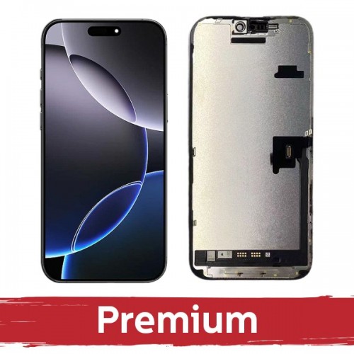 LCD ekraan ühilduv iPhone 16 Pro Max must (Hard OLED / Premium) /*Removable IC*/