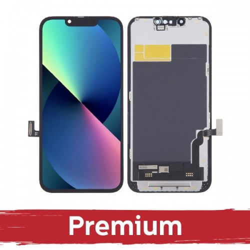 LCD ekraan ühilduv iPhone 13 must (SOFT OLED / Stable / Premium) / *Removable IC* /