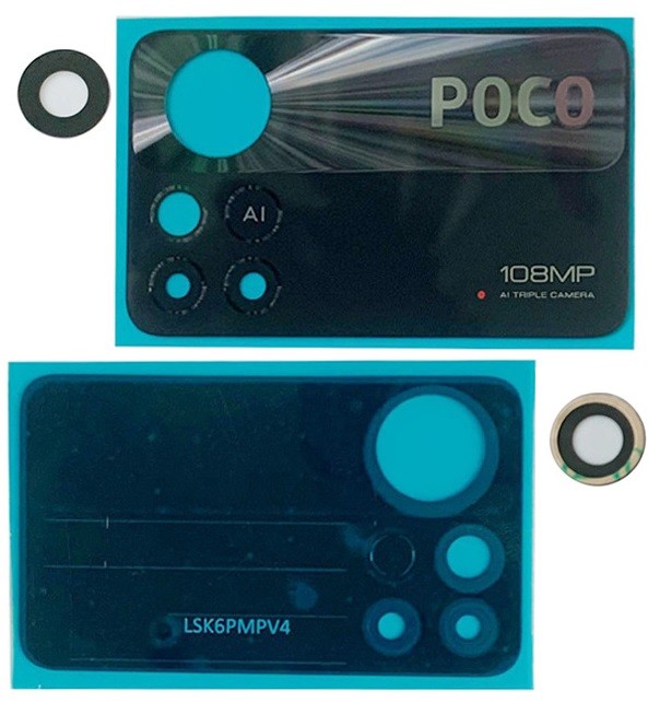 Xiaomi Poco X4 Pro 5G lens jaoks camera Must 108MP (only 2pcs) ORG