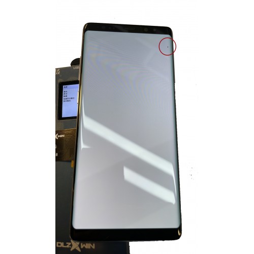 LCD ekraan, ühilduv Samsung N950 Note 8 raamiga / Orhidee hall / (Uuendatud: Telemax) (defektidega 1)