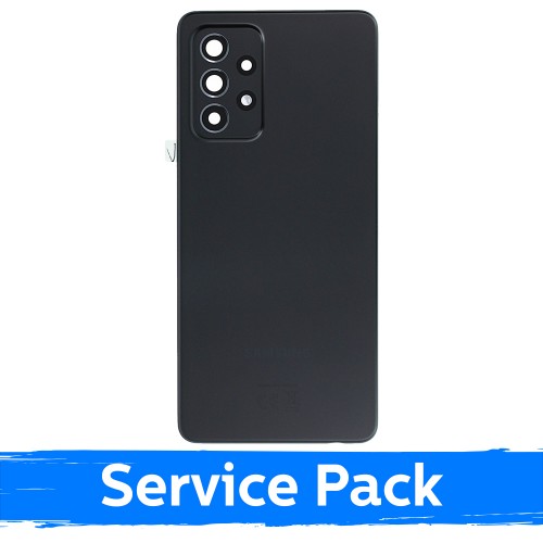 Tagakaas, ühilduv Samsung A525 A52 (A526 A52 5G) / Suurepärane must / (Service Pack)