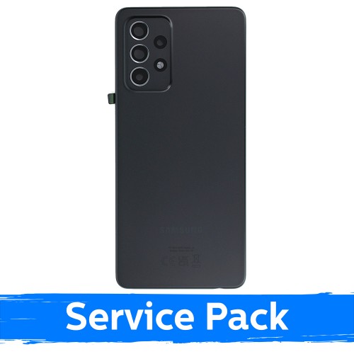 Tagakaas, ühilduv Samsung A528 A52s 5G / Suurepärane must / (Service Pack)