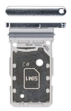 SIM-kaardi hoidja Samsung G998 S21 Ultra 5G Phantom Silver originaal (hoolduspakett)