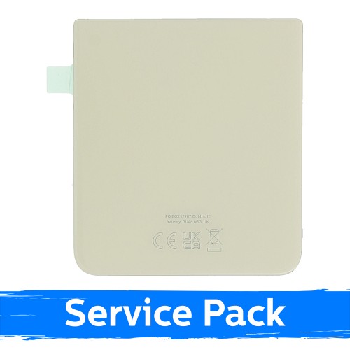Tagakaas, ühilduv Samsung F711 Z Flip3 / Kreemjas / (Service Pack)