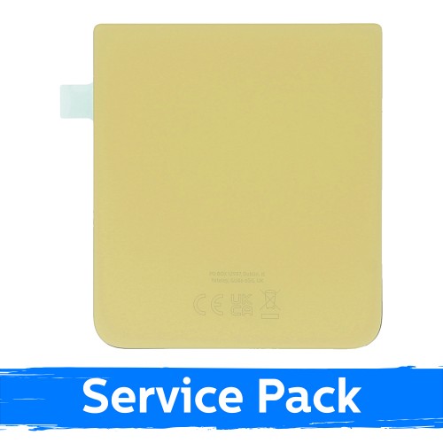 Tagakaas, ühilduv Samsung F711 Z Flip3 / Kollane / (Service Pack)