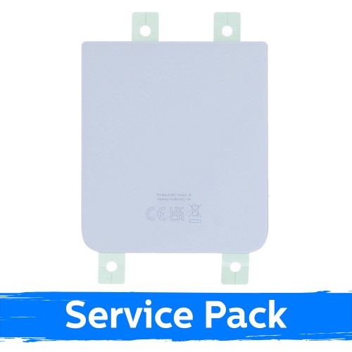 Tagakaas, ühilduv Samsung F721 Z Flip4 / Valge / (Service Pack)
