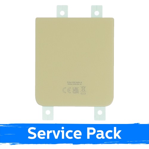 Tagakaas, ühilduv Samsung F721 Z Flip4 / Kollane / (Service Pack)