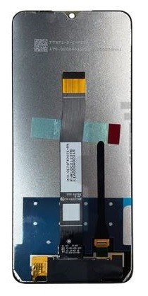 LCD screen Xiaomi Redmi 10C/Poco C40 4G koos touch screen Must ORG