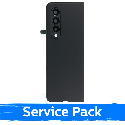 Tagakaas, ühilduv Samsung F926 Z Fold3 / Fantoom must / (Service Pack)