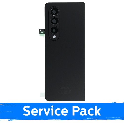 Tagakaas, ühilduv Samsung F936 Z Fold4 / Fantoom must / (Service Pack)