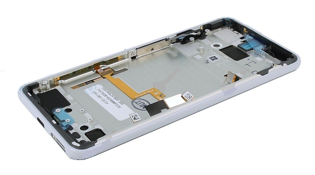 LCD screen Google Pixel 3 koos touch screen ja frame Valge original (used Grade A)