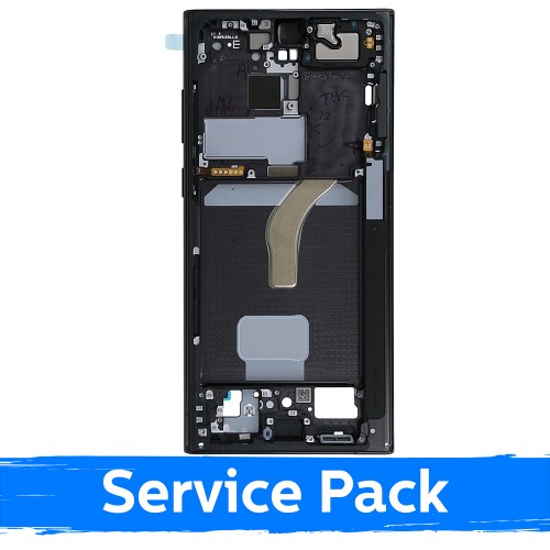 Keskkere Samsung S908 S22 Ultra / Phantom Black / (Service Pack)