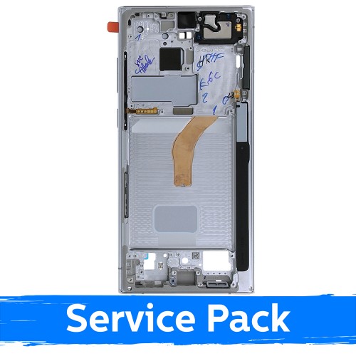 Keskkere Samsung S908 S22 Ultra / Phantom White / (Service Pack)