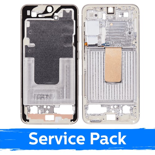 Keskkere Samsung S911 S23 / Cream / (Service Pack)