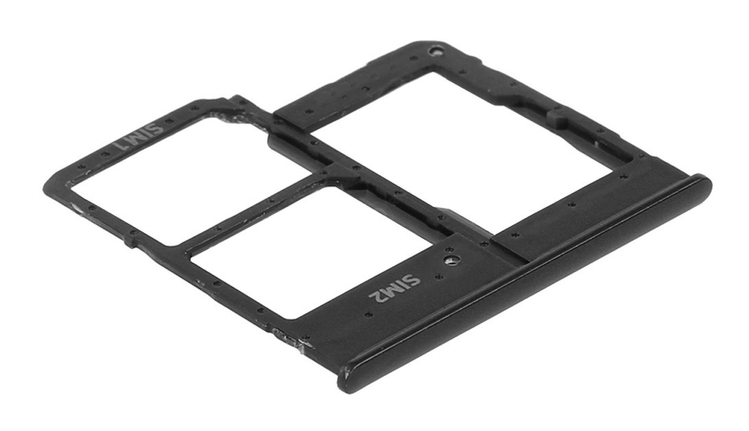 SIM-kaardi hoidja Samsung A202 A20e 2019 must originaal (service pack)