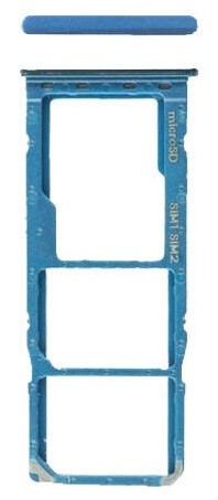 SIM card holder Samsung A505 A50 2019 Prism Crush Sinine original (service pack)
