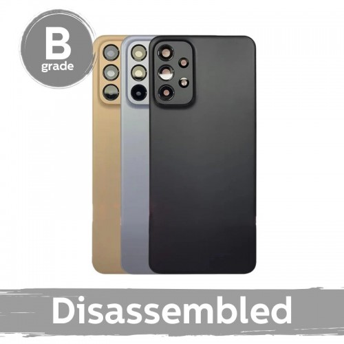 Tagakaas ühilduv Samsung A236 A23 5G (A235 A23 4G) / must / koos kaameraläätse 100% originaal (9/10 lahtivõetud)