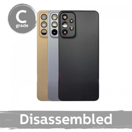Tagakaas ühilduv Samsung A236 A23 5G (A235 A23 4G) / must / koos kaameraläätse 100% originaal (8/10 lahtivõetud)