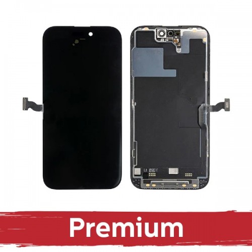 LCD ekraan ühilduv iPhone 14 Pro must (Hard OLED / Premium)  /*Removable IC*/