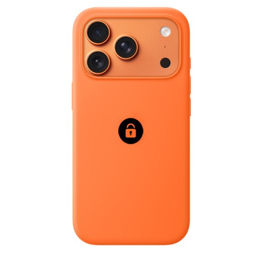 Ümbris "Silicone Case v2" iPhone 17 / Oranž / pakendis