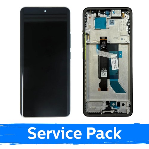 LCD ekraan ühilduv Xiaomi Redmi Note 14 Pro 5G raamiga / Korall roheline / (Service Pack)