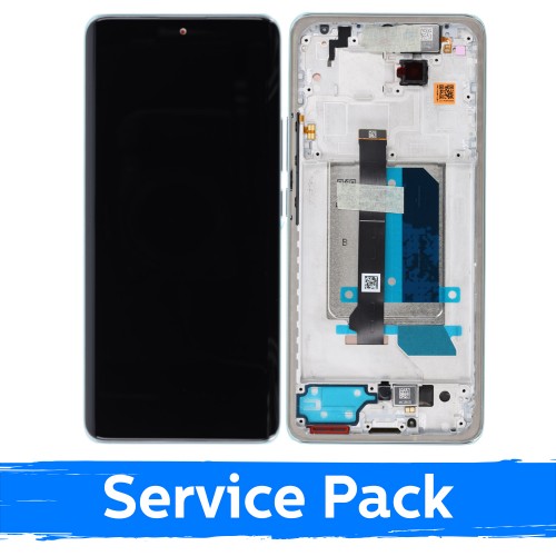 LCD ekraan ühilduv Xiaomi Redmi Note 14 Pro+ 5G raamiga / Jää sinine / (Service Pack)