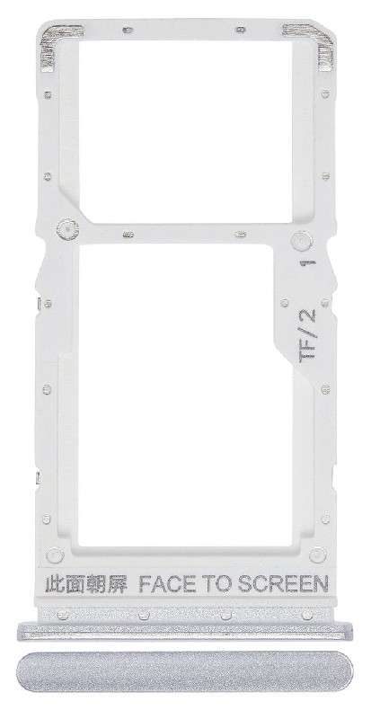 SIM card holder Xiaomi Redmi Note 10 5G Chrome Hõbedane ORG