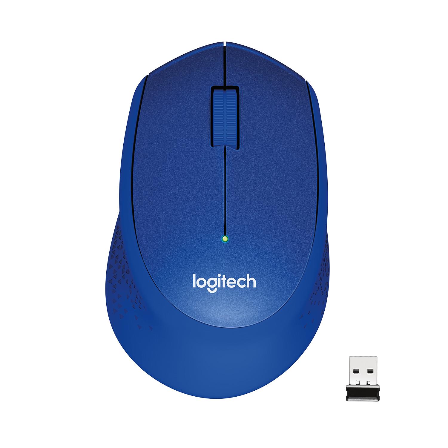 Logitech M330 Silent juhtmevaba hiir, sinine