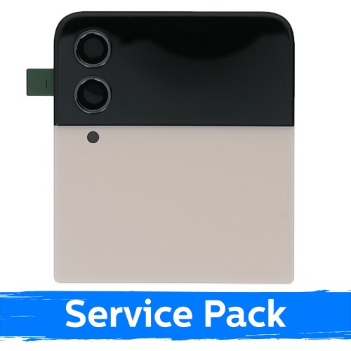 LCD ekraan ühilduv Samsung F721 Z Flip4 (OUTER) raamiga / Roosa kuld / (Service Pack)