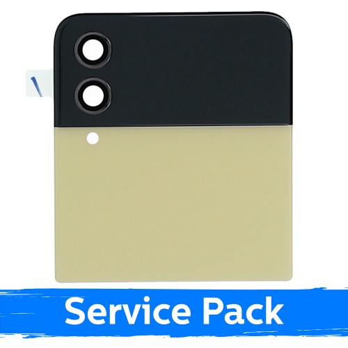 LCD ekraan ühilduv Samsung F721 Z Flip4 (OUTER) raamiga / Kollane / (Service Pack)