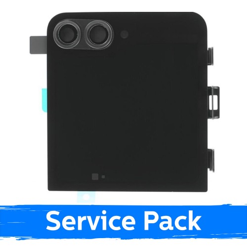 LCD ekraan ühilduv Samsung F741 Z Flip6 (OUTER) raamiga / Must / (Service Pack)