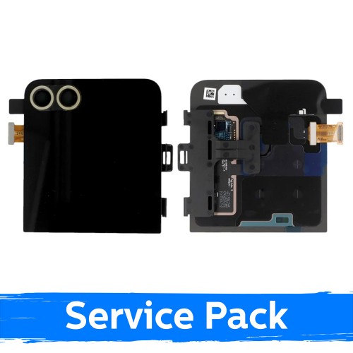 LCD ekraan ühilduv Samsung F741 Z Flip6 (OUTER) raamiga / Kollane / (Service Pack)