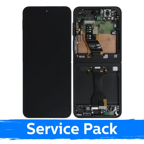 LCD ekraan ühilduv Samsung F766 Z Flip7 (INNER) must (Service Pack) (NF version)