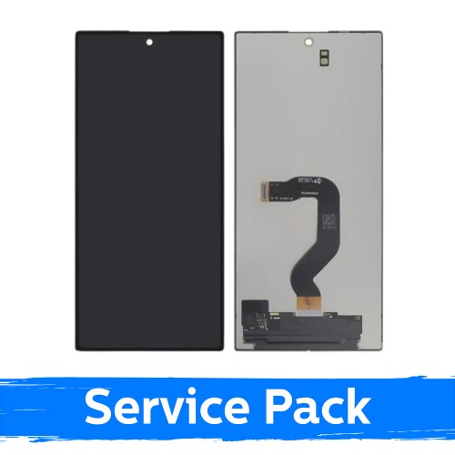 LCD ekraan ühilduv Samsung F966 Z Fold7 (välimine) must (Service Pack)