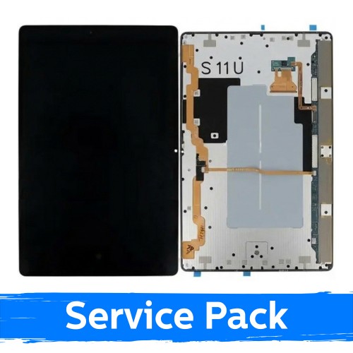 LCD ekraan ühilduv Samsung X936 / X930 Tab S11 Ultra must (Service Pack)