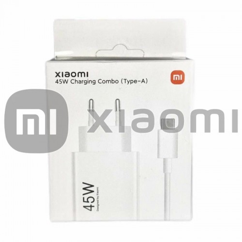Laadija Xiaomi MDY-17-EF (BHR07SLEU) valge 45W (koos pakendiga) + kaabel "Type-C" / 100% originaal /