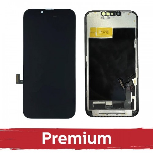 LCD ekraan ühilduv iPhone 13 must (SOFT OLED / Stable / Premium) / *Self-Diagnosable* /