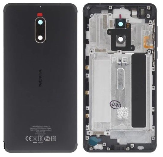 Tagakaas Nokia 6 must originaal (kasutatud Grade A)