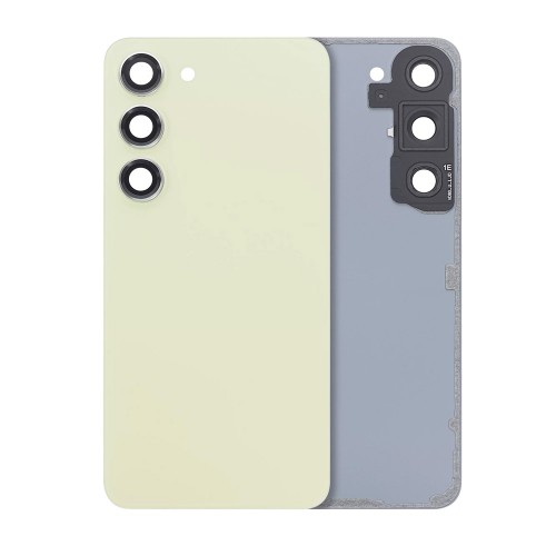 Tagakaas ühilduv Samsung S911 S23 / Lime / (kaamera läätsega) OEM