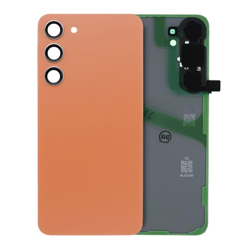 Tagakaas ühilduv Samsung S926 S24 Plus / Sandstone Orange / (kaamera läätsega) OEM