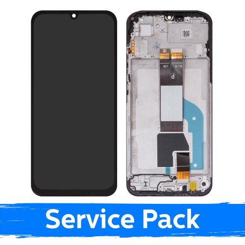 LCD ekraan ühilduv Xiaomi Redmi 15C 4G / Poco C85 (EL versioon) must raamiga (Service Pack)