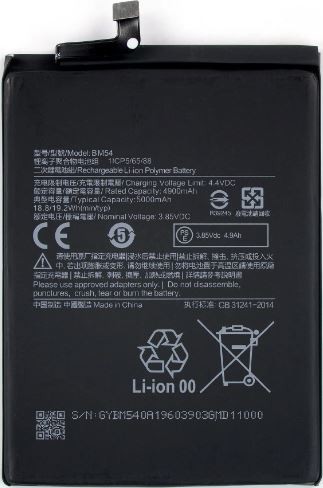 Aku ORG Xiaomi Redmi Note 9T 5000mAh BM54