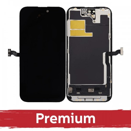 LCD ekraan sobib seadmele iPhone 14 Pro Max must (Hard OLED / Premium) /*Removable IC*/